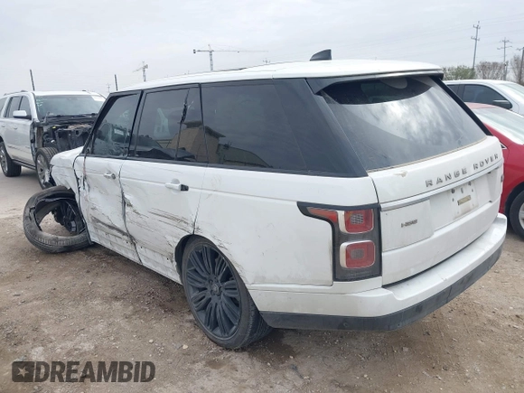 2019 Land Rover Range Rover HSE z VIN SALGS2SVXKA552883, wystawiony jako IAAI lot #41543612 z przebiegiem 66 342 mil mil oraz . Historia ofert i sprzedaży dostępna na DreamBid. Obrazek 3.