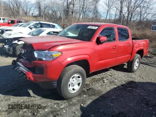 2023 Toyota Tacoma 4WD SR with VIN 3TMCZ5AN8PM592734, listed as a Copart auction lot 48694775 with 22,014 mi miles and Salvage Title. Bid and sale history available at carsss.com. Image 1.