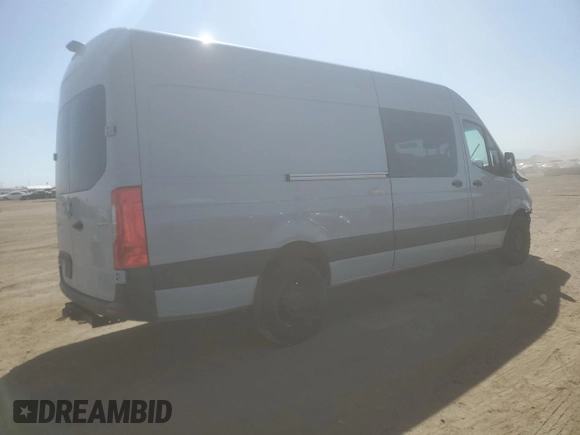 2021 Mercedes-Benz Sprinter Cargo with VIN W1W4ECHY3MT067912, listed as a Copart auction lot 52359165 with Not Provided miles and Salvage Title. Bid and sale history available at carsss.com. Image 3.