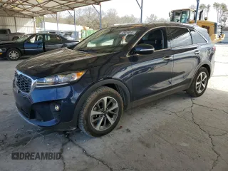 2019 Kia Sorento EX V6 with VIN 5XYPH4A55KG474726, listed as a Copart auction lot 45558845 with 75,804 mi miles and Salvage Title. Bid and sale history available at carsss.com. Image 1.