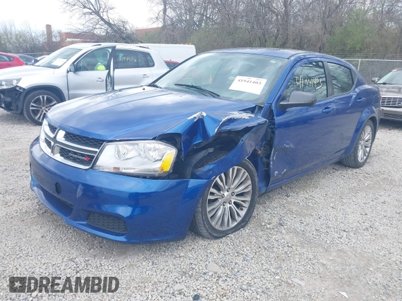 2014 Dodge Avenger SE with VIN 1C3CDZAB9EN235338, listed as a IAAI auction lot 41941403 with 144,085 mi miles. Bid and sale history available at carsss.com. Image 17.