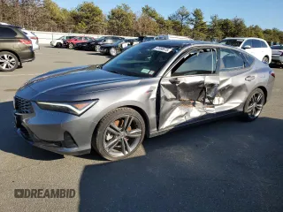 2024 Acura Integra w/A-Spec Package with VIN 19UDE4H32RA006013, listed as a Copart auction lot 47898875 with 10,670 mi miles and Salvage Title. Bid and sale history available at carsss.com. Image 1.