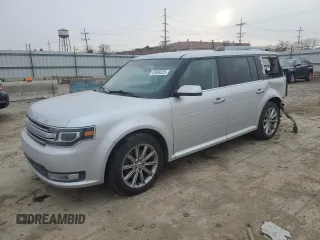 2015 Ford Flex Limited with VIN 2FMHK6D85FBA05844, listed as a Copart auction lot 41849225 with 72,621 mi miles and Salvage Title. Bid and sale history available at carsss.com. Image 1.