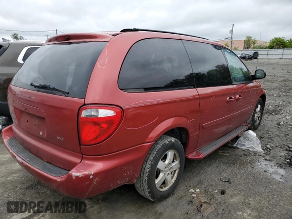 2007 Dodge Grand Caravan SXT z VIN 2D4GP44L97R181107, wystawiony jako Copart lot #56330705 z przebiegiem 4 120 mil mil oraz Szkoda całkowita • Salvage title. Historia ofert i sprzedaży dostępna na DreamBid. Obrazek 3.