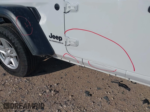 2023 Jeep Gladiator Sport S с VIN 1C6HJTAG0PL533933, выставлен на аукционе IAAI как лот 42351470 с пробегом 57 982 миль миль и . История ставок и продаж доступна на DreamBid. Изображение 17.