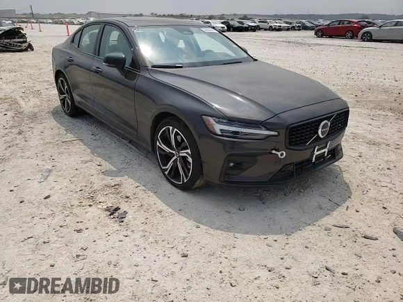 2024 Volvo S60 Core Dark Theme with VIN 7JRL12FK6RG308441, listed as a Copart auction lot 57356794 with 2,740 mi miles and Salvage Title. Bid and sale history available at carsss.com. Image 10.