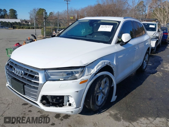 2019 Audi Q5 Premium with VIN WA1ANAFY6K2110626, listed as a IAAI auction lot 41270717 with 112,084 mi miles. Bid and sale history available at carsss.com. Image 6.