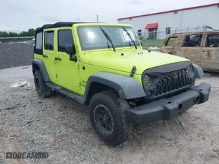 2016 Jeep Wrangler Unlimited Sport with VIN 1C4BJWDG0GL298753, listed as a IAAI auction lot 40300375 with 1 mi miles. Bid and sale history available at carsss.com. Image 1.