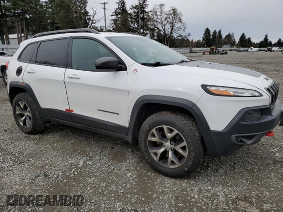 2017 Jeep Cherokee Trailhawk L Plus with VIN 1C4PJMBS3HD237118, listed as a Copart auction lot 49303805 with 120,581 mi miles and Salvage Title. Bid and sale history available at carsss.com. Image 4.
