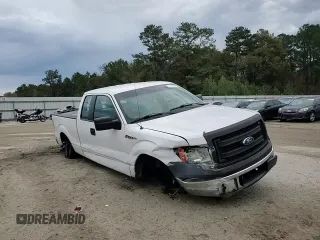 2014 Ford F-150 XL with VIN 1FTFX1CF7EFA77769, listed as a Copart auction lot 84020434 with 284,747 mi miles and Salvage Title. Bid and sale history available at carsss.com. Image 10.
