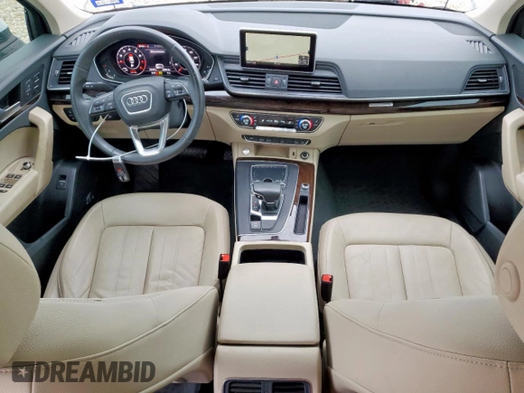 2018 Audi Q5 Premium Plus z VIN WA1BNAFY1J2182353, wystawiony jako Copart lot #58985335 z przebiegiem 52 367 mil mil oraz Szkoda całkowita • Salvage title. Historia ofert i sprzedaży dostępna na DreamBid. Obrazek 8.