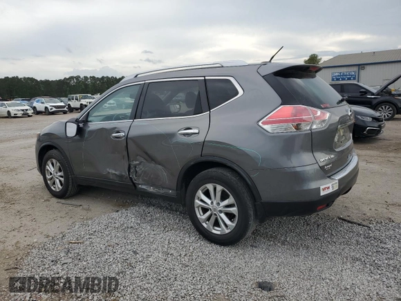 2016 Nissan Rogue S with VIN JN8AT2MT0GW015198, listed as a Copart auction lot 51959815 with 55,498 mi miles and Salvage Title. Bid and sale history available at carsss.com. Image 2.