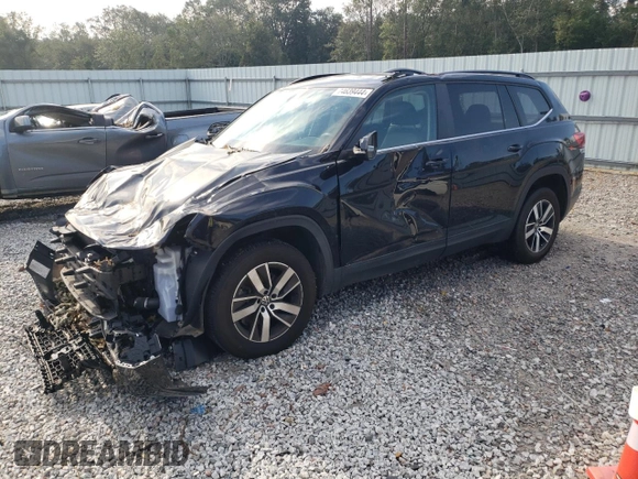 2021 Volkswagen Atlas SE with VIN 1V2DP2CA5MC511512, listed as a Copart auction lot 74639444 with 48,868 mi miles and Salvage title. Bid and sale history available at DreamBid. Image 1.