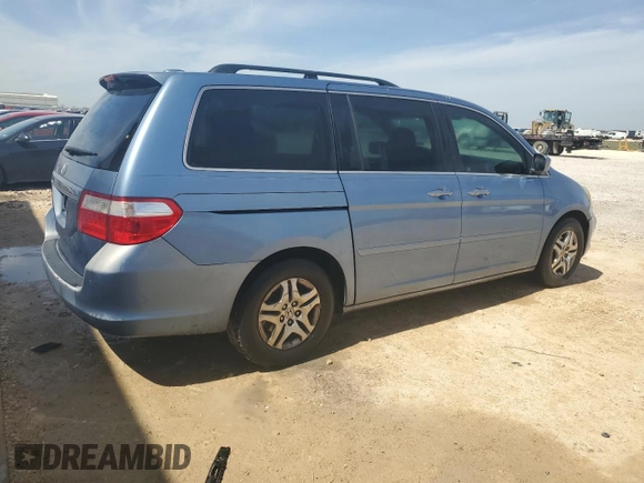 2007 Honda Odyssey EX-L with VIN 5FNRL38777B049399, listed as a Copart auction lot 49046735 with 281,706 mi miles and Clean Title. Bid and sale history available at DreamBid. Image 3.