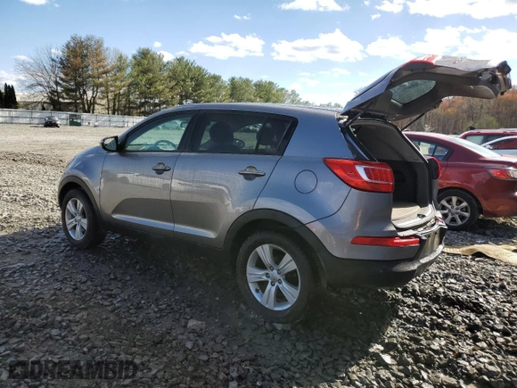 2012 Kia Sportage LX with VIN KNDPB3A26C7291240, listed as a Copart auction lot 52285105 with 88,783 mi miles and Salvage Title. Bid and sale history available at carsss.com. Image 2.