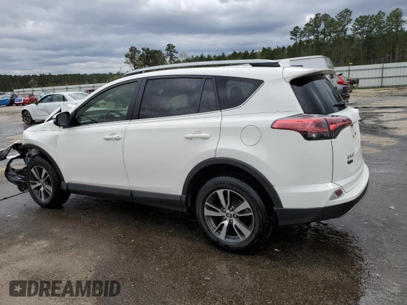2018 Toyota RAV4 XLE with VIN JTMWFREV3JJ737450, listed as a Copart auction lot 50206255 with 7,805 mi miles and Salvage Title. Bid and sale history available at DreamBid. Image 2.