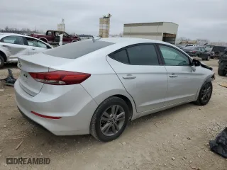 2018 Hyundai Elantra SEL with VIN 5NPD84LF4JH250301, listed as a Copart auction lot 85572814 with 87,890 mi miles and Salvage Title. Bid and sale history available at carsss.com. Image 3.