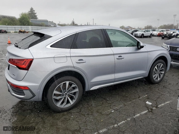2022 Audi Q5 Sportback S line Prestige with VIN WA16AAFY1N2113505, listed as a Copart auction lot 48264135 with 18,147 mi miles and Salvage Title. Bid and sale history available at carsss.com. Image 3.