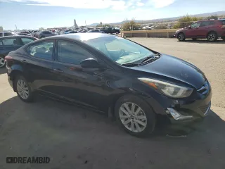 2014 Hyundai Elantra SE with VIN KMHDH4AE0EU172455, listed as a Copart auction lot 78527924 with 40,530 mi miles and Salvage Title. Bid and sale history available at carsss.com. Image 4.