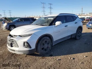 2020 Chevrolet Blazer LT with VIN 3GNKBCR40LS712801, listed as a Copart auction lot 41902455 with 64,270 mi miles and Salvage Title. Bid and sale history available at carsss.com. Image 1.
