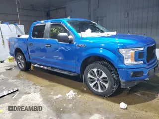 2020 Ford F-150 XL with VIN 1FTEW1EP3LFB83329, listed as a Copart auction lot 45917085 with 101,300 mi miles and Salvage Title. Bid and sale history available at DreamBid. Image 4.