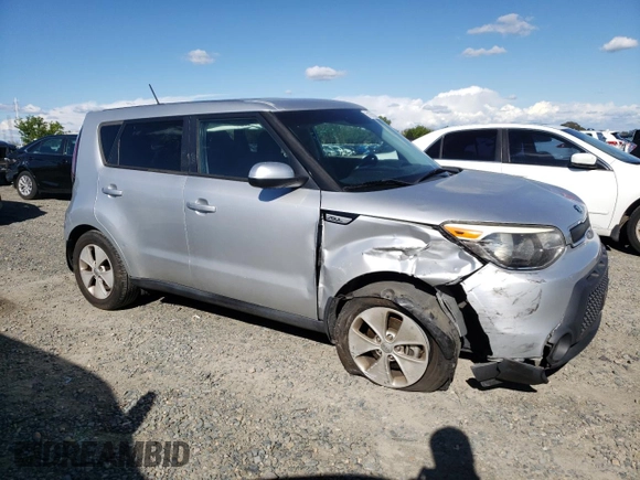 2015 Kia Soul with VIN KNDJN2A26F7812453, listed as a Copart auction lot 51675525 with 42,676 mi miles and Salvage Title. Bid and sale history available at carsss.com. Image 4.