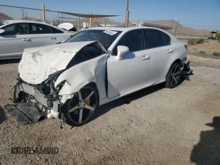 2014 Lexus GS 350 with VIN JTHBE1BL4E5034233, listed as a Copart auction lot 59445634 with 0 mi miles and Salvage Title. Bid and sale history available at carsss.com. Image 1.