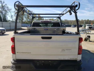 2019 Chevrolet Silverado 1500 Work Truck with VIN 1GCRYAEF7KZ363896, listed as a Copart auction lot 76528094 with 91,975 mi miles and Salvage Title. Bid and sale history available at carsss.com. Image 6.
