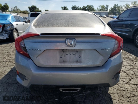 2019 Honda Civic Sport with VIN 2HGFC2F85KH502724, listed as a Copart auction lot 53750895 with 112,750 mi miles and Salvage Title. Bid and sale history available at DreamBid. Image 6.