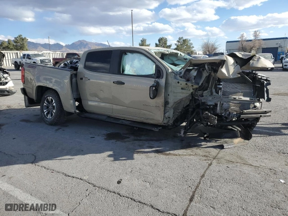 2022 Chevrolet Colorado 2WD Z71 with VIN 1GCGSDEN4N1224278, listed as a Copart auction lot 43210675 with 30,915 mi miles and Non Repairable. Bid and sale history available at carsss.com. Image 4.