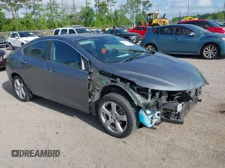 2018 Chevrolet Volt LT with VIN 1G1RC6S59JU106301, listed as a IAAI auction lot 41976844 with 55,146 mi miles. Bid and sale history available at carsss.com. Image 1.