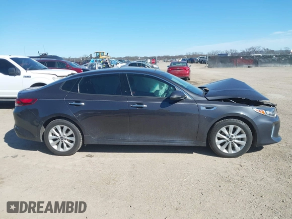 2018 Kia Optima LX with VIN 5XXGT4L3XJG244855, listed as a IAAI auction lot 41679341 with 43,230 mi miles. Bid and sale history available at carsss.com. Image 13.