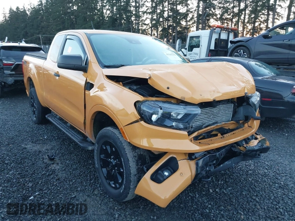 2021 Ford Ranger XL with VIN 1FTER1FH8MLD64959, listed as a IAAI auction lot 41342332 with 39,681 mi miles. Bid and sale history available at carsss.com. Image 1.