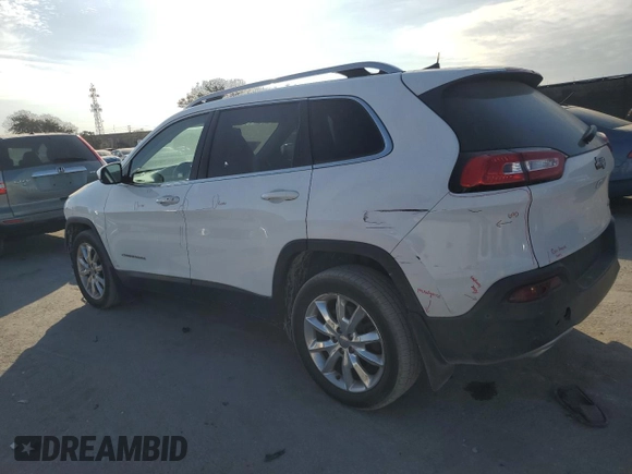 2016 Jeep Cherokee Limited with VIN 1C4PJLDS9GW362991, listed as a Copart auction lot 43724015 with 121,014 mi miles and Salvage Title. Bid and sale history available at carsss.com. Image 2.