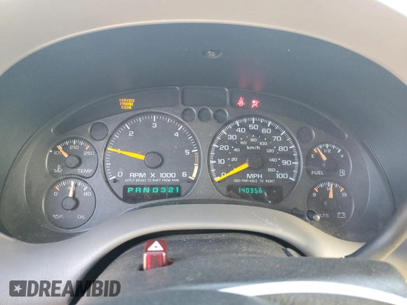 2000 Chevrolet Blazer LT z VIN 1GNDT13W8Y2119632, wystawiony jako Copart lot #47387175 z przebiegiem 140 356 mil mil oraz Szkoda całkowita • Salvage title. Historia ofert i sprzedaży dostępna na DreamBid. Obrazek 9.
