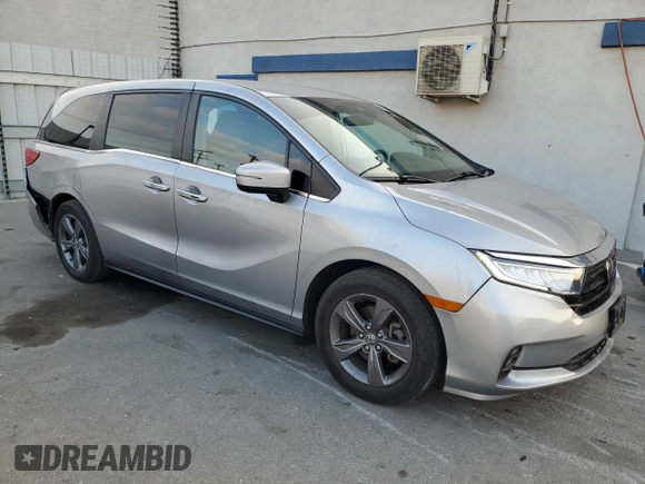2022 Honda Odyssey EX with VIN 5FNRL6H54NB030743, listed as a Copart auction lot 42062815 with 42,294 mi miles and Salvage Title. Bid and sale history available at DreamBid. Image 4.