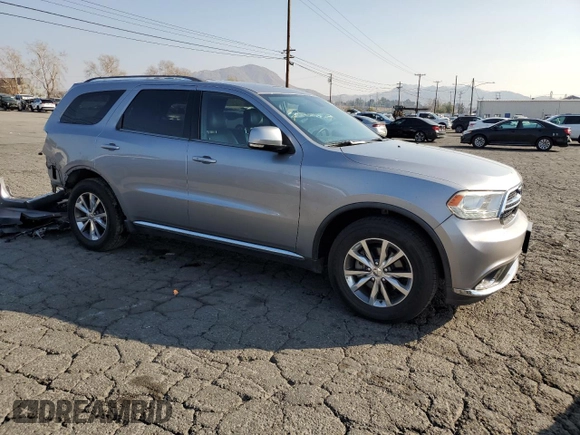 2016 Dodge Durango Limited with VIN 1C4RDHDGXGC353033, listed as a Copart auction lot 42643835 with 78,804 mi miles and Salvage Title. Bid and sale history available at carsss.com. Image 4.