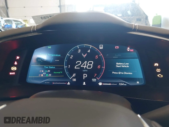 2022 Chevrolet Corvette 2LT with VIN 1G1YB2D41N5110421, listed as a IAAI auction lot 40873901 with 7,395 mi miles and . Bid and sale history available at DreamBid. Image 7.