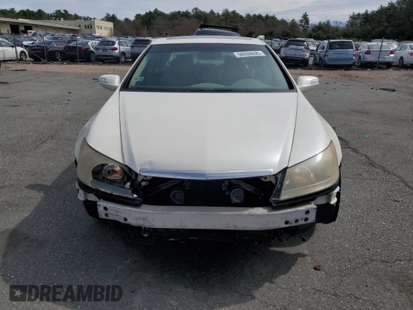 2008 Acura RL z VIN JH4KB16588C000462, wystawiony jako Copart lot #50938695 z przebiegiem 209 209 mil mil oraz Nie do naprawy • Non repairable. Historia ofert i sprzedaży dostępna na DreamBid. Obrazek 5.