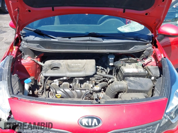 2017 Kia Rio LX with VIN KNADM4A39H6061634, listed as a IAAI auction lot 41839494 with 173,125 mi miles. Bid and sale history available at carsss.com. Image 10.