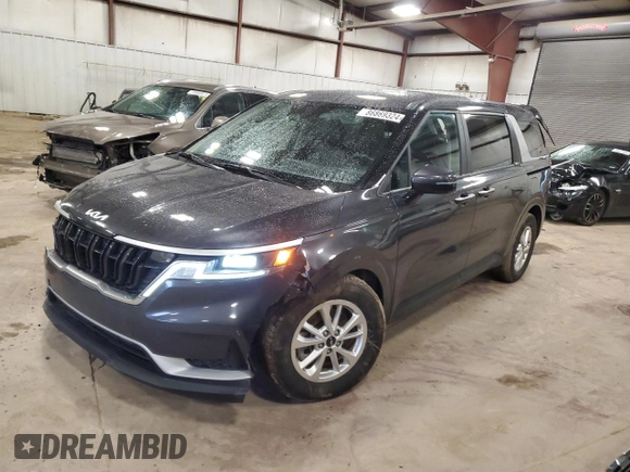 2023 Kia Carnival LX with VIN KNDNB4H34P6261760, listed as a Copart auction lot 86869324 with 47,922 mi miles and Non Repairable. Bid and sale history available at DreamBid. Image 1.