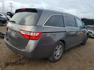 2011 Honda Odyssey EX-L with VIN 5FNRL5H65BB029311, listed as a Copart auction lot 81916724 with 184,034 mi miles and Salvage Title. Bid and sale history available at DreamBid. Image 3.