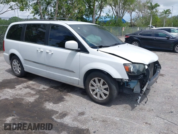 2016 Chrysler Town & Country Touring with VIN 2C4RC1BG5GR268623, listed as a IAAI auction lot 41966933 with 172,235 mi miles. Bid and sale history available at carsss.com. Image 1.