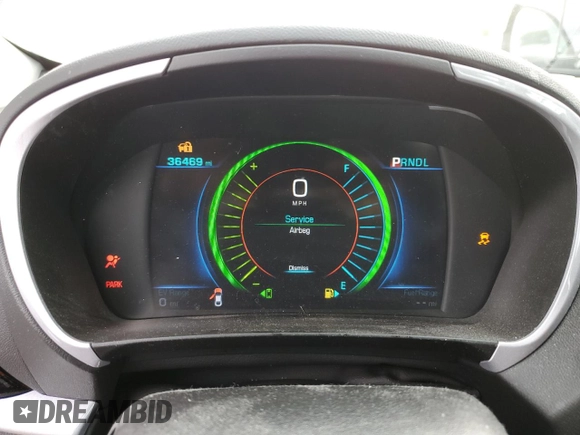 2018 Chevrolet Volt LT with VIN 1G1RC6S50JU107448, listed as a Copart auction lot 71694942 with 36,469 mi miles. Bid and sale history available at carsss.com. Image 9.