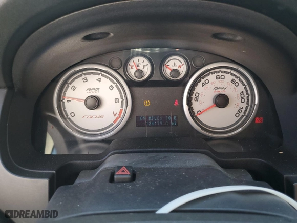 2008 Ford Focus SE with VIN 1FAHP35N28W186272, listed as a Copart auction lot 66409274 with 124,179 mi miles and Salvage Title. Bid and sale history available at carsss.com. Image 9.
