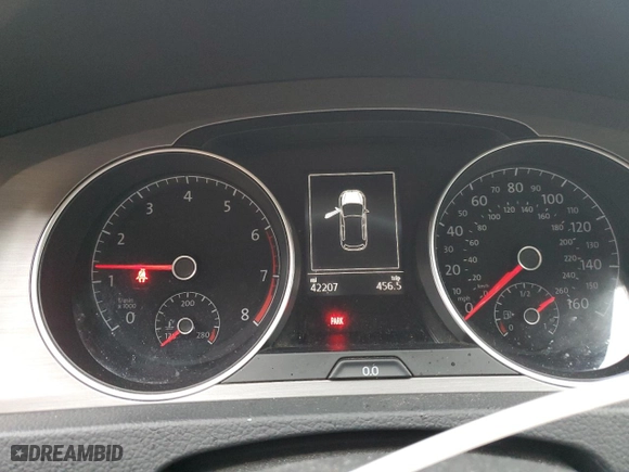 2015 Volkswagen Golf TSI SEL with VIN 3VW217AU4FM099618, listed as a Copart auction lot 86192174 with 42,207 mi miles and Salvage Title. Bid and sale history available at carsss.com. Image 9.