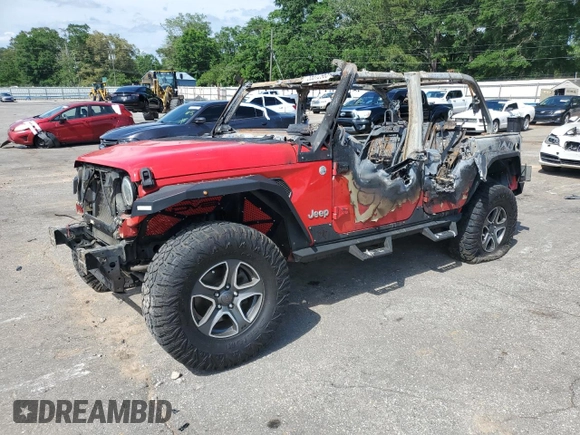 2018 Jeep Wrangler Unlimited Sport S z VIN 1C4HJXDG2JW139965, wystawiony jako Copart lot #55312965 z przebiegiem Nie podano mil oraz Nie do naprawy • Non repairable. Historia ofert i sprzedaży dostępna na DreamBid. Obrazek 1.