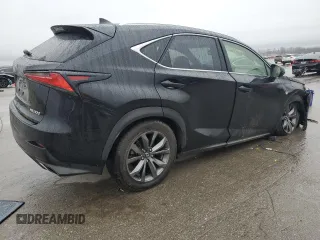 2021 Lexus NX 300 F Sport with VIN JTJSARBZXM2200591, listed as a Copart auction lot 45117425 with 65,373 mi miles and Salvage title. Bid and sale history available at DreamBid. Image 3.