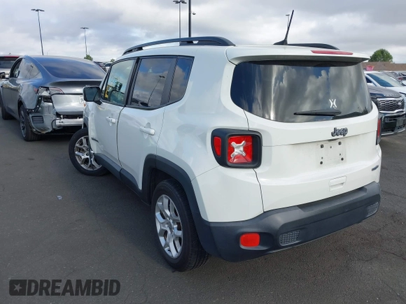 2018 Jeep Renegade Altitude with VIN ZACCJABB0JPJ58037, listed as a IAAI auction lot 42248473 with 99,462 mi miles and . Bid and sale history available at DreamBid. Image 3.