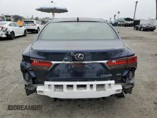 2021 Lexus LS with VIN JTHD51GF5M5008914, listed as a Copart auction lot 58166234 with 12,525 mi miles and Salvage Title. Bid and sale history available at carsss.com. Image 6.